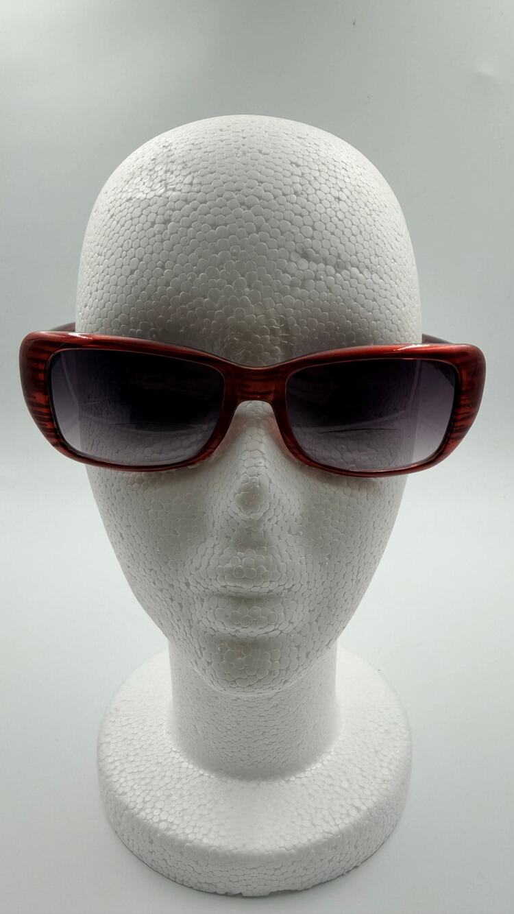 JM New York Reading Sun Glasses +3.00 Red Bifocal